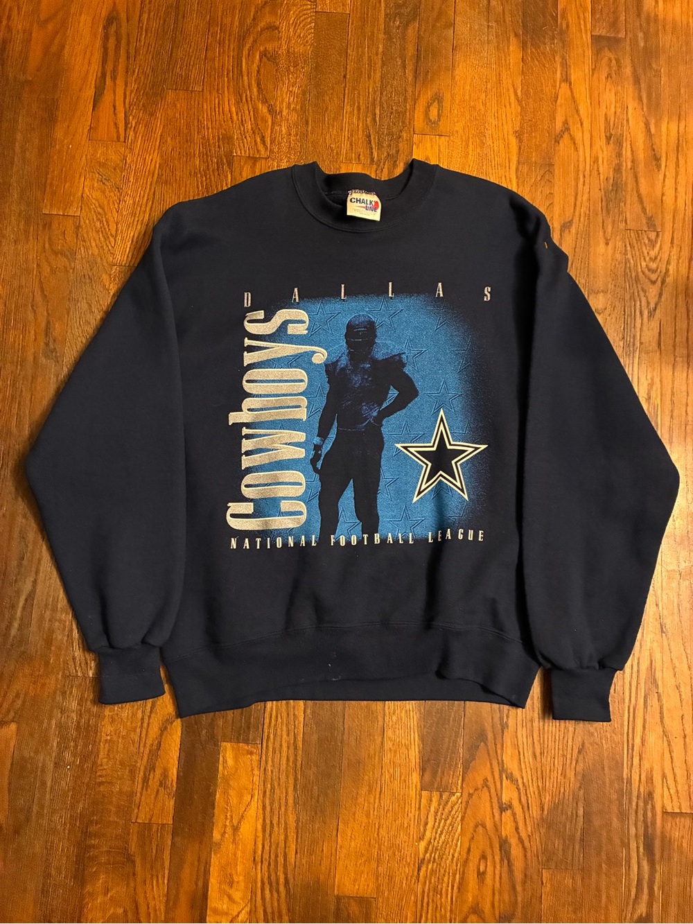 Vintage chalk line Dallas cowboys sweatshirt size large